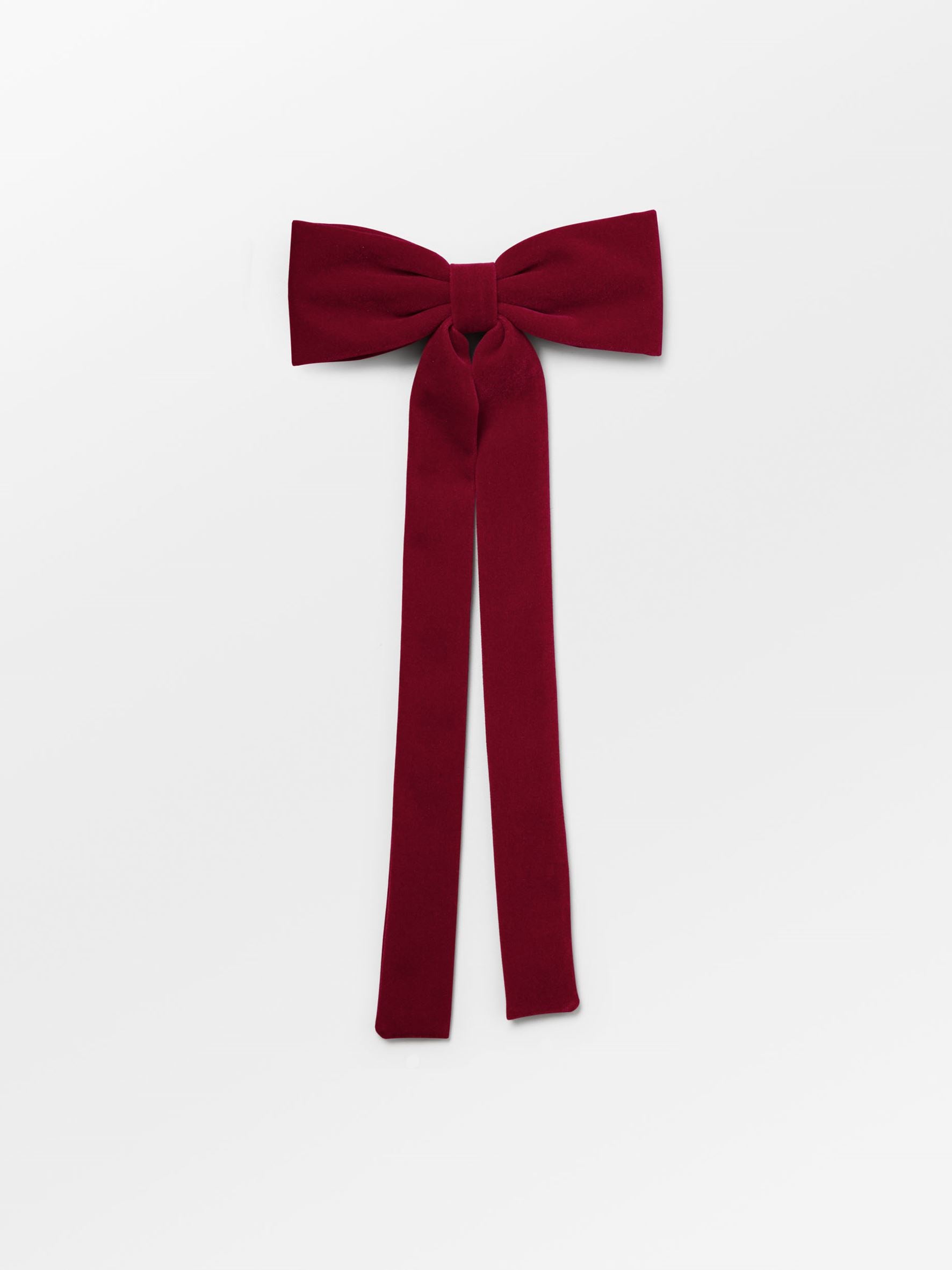 Velvet Bow Hair Clip OneSize - Becksöndergaard