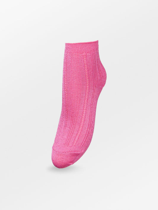 Becksöndergaard, Glitter Dollie Sock - Hot Pink, socks, archive, archive, sale, socks