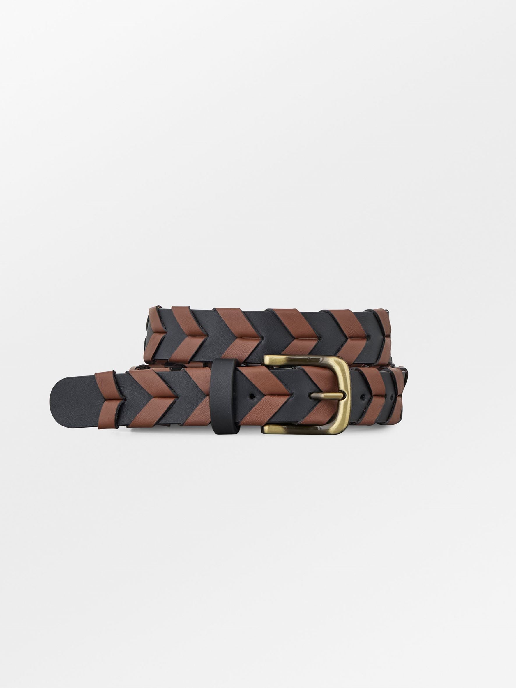 Braided Lena Leather Belt Clothing - Becksöndergaard