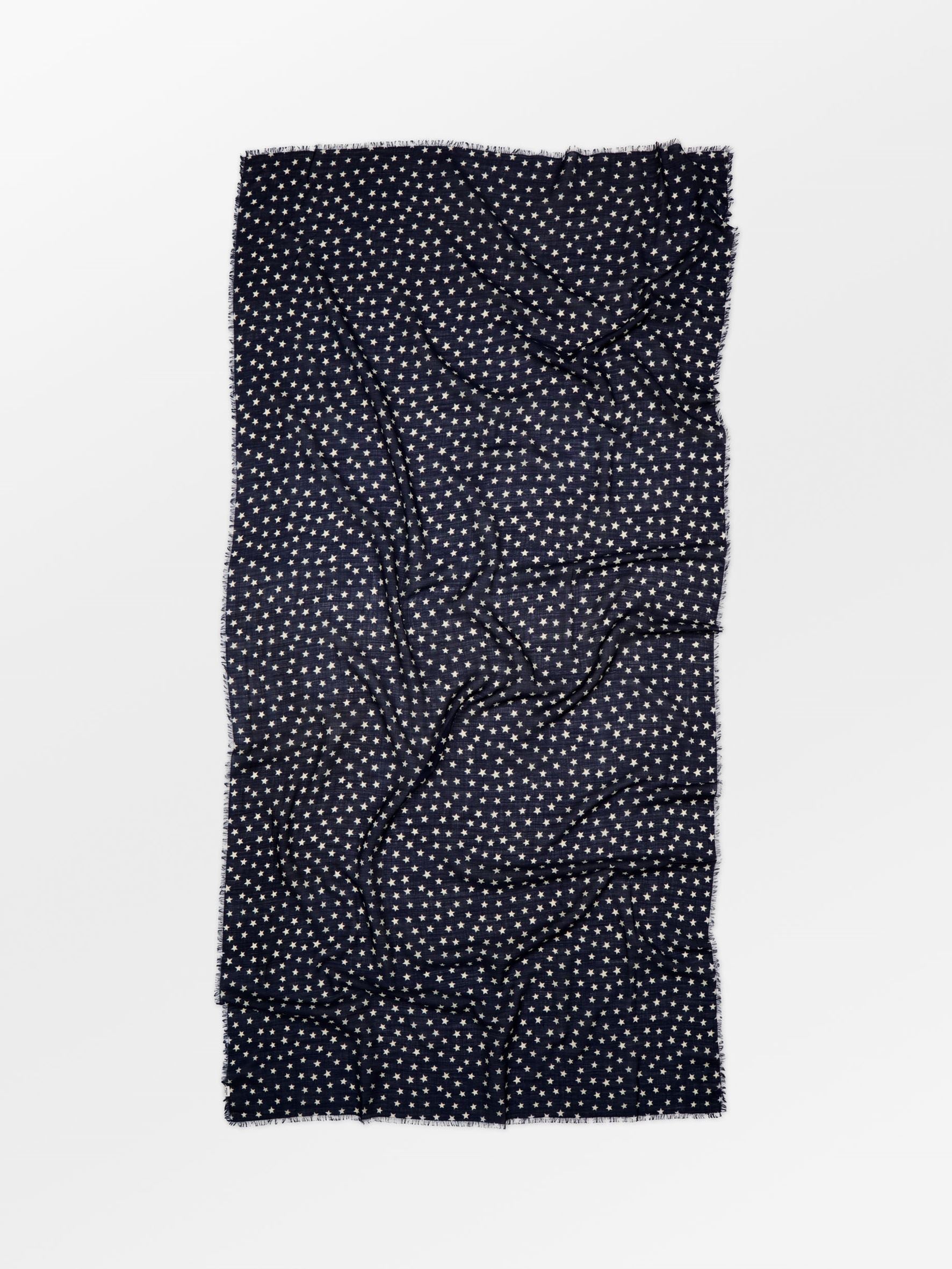 Becksöndergaard, Another Nova Siw Scarf - Navy Blue, scarves, scarves, scarves, black week, black week