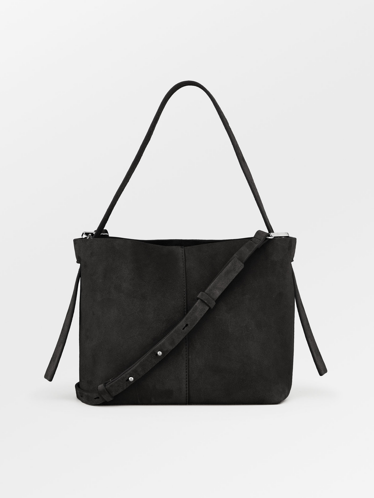 Suede Fraya Small Crossbody Bag - Black OneSize   - Becksöndergaard