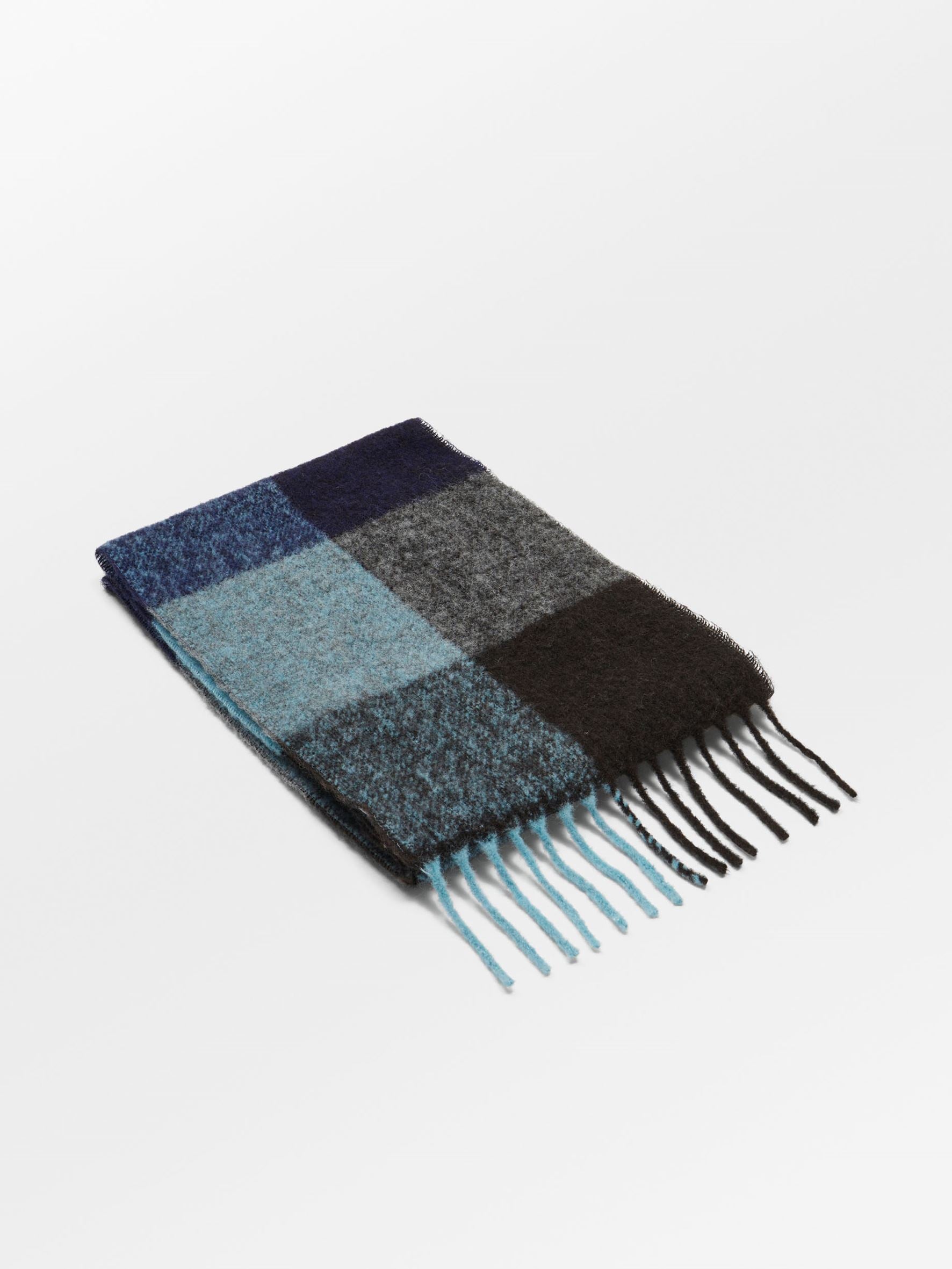 Becksöndergaard, Checkavanna Scarf - Topiary Green, scarves, archive, scarves, archive, scarves, black week, black week