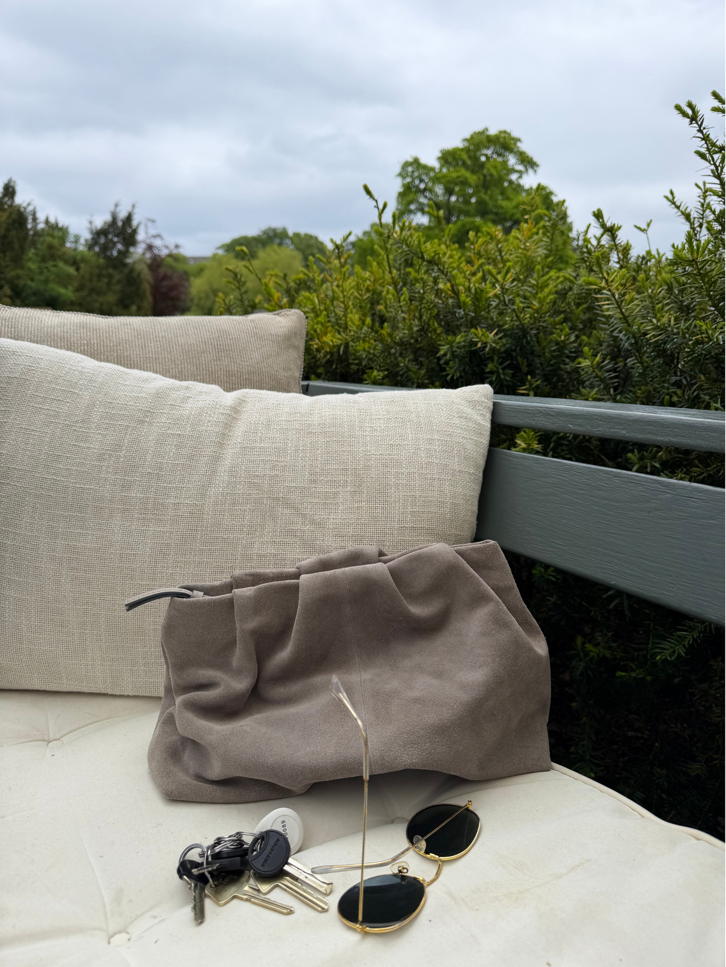 Suede Clutch Bag OneSize - Becksöndergaard