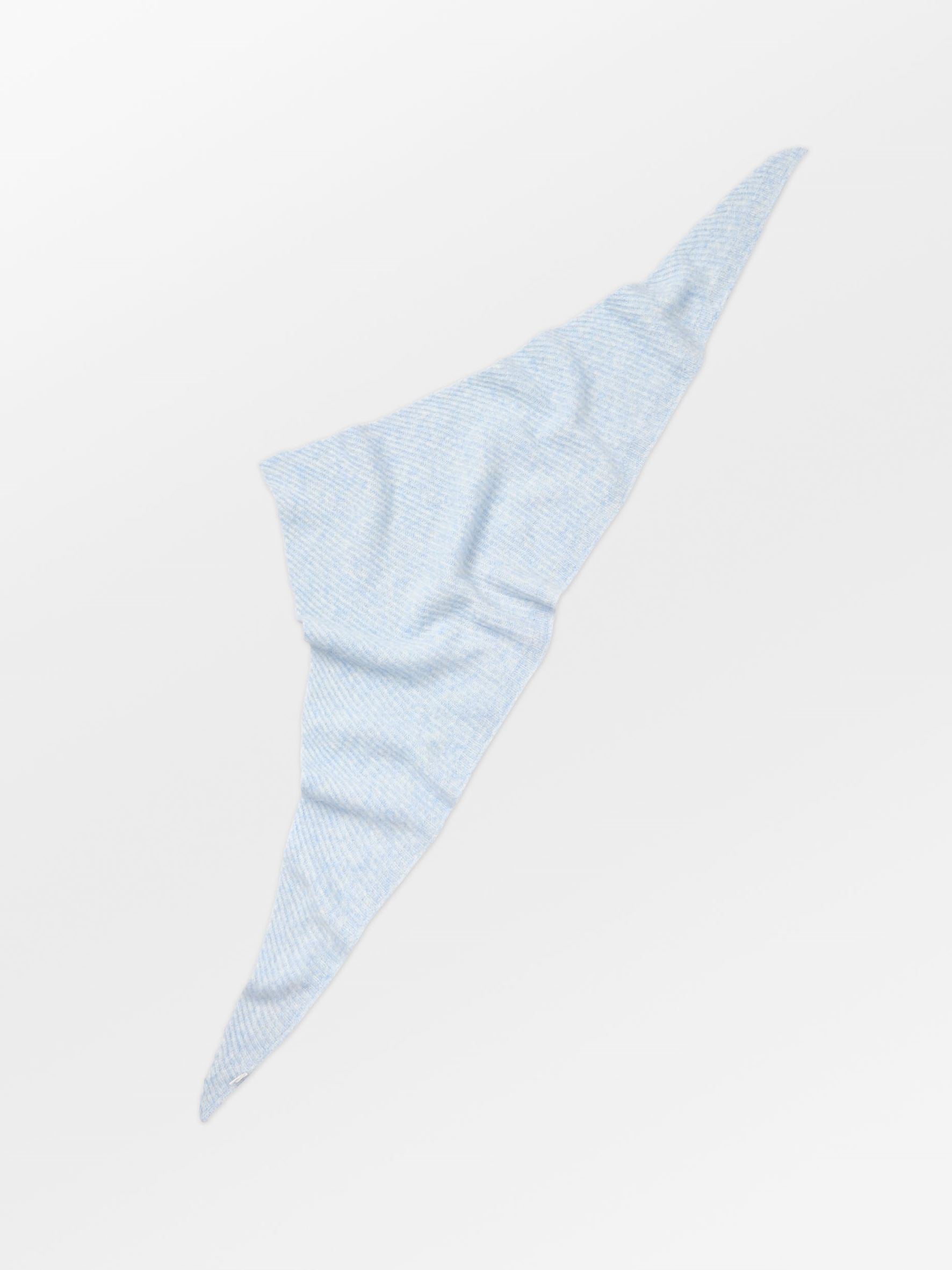 Becksöndergaard, Alpaca-Wool Triangle Scarf - Skyway Blue, winter accessories, winter accessories