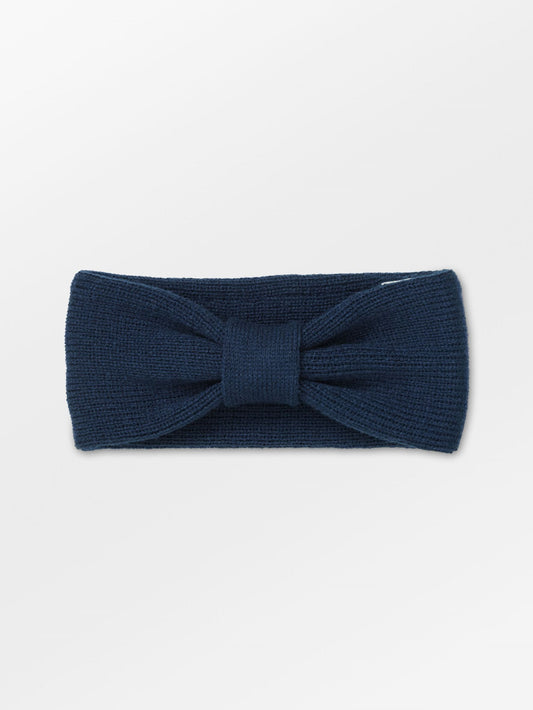 Becksöndergaard, Solid Emerald Cleo Headband - Navy Blue, accessories, winter accessories, black week