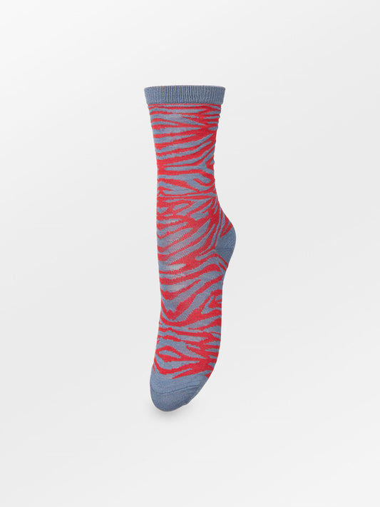 Becksöndergaard, Tigarea Glitter Sock - Vintage Indigo Blue, socks, sale, sale, socks, black week, black week