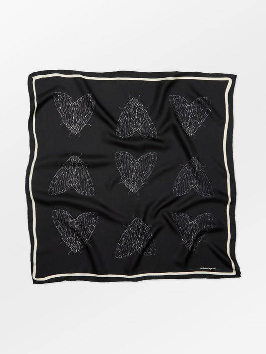 Becksöndergaard, Tinea Sia Scarf - Black, scarves, scarves, sale, sale, scarves, scarves