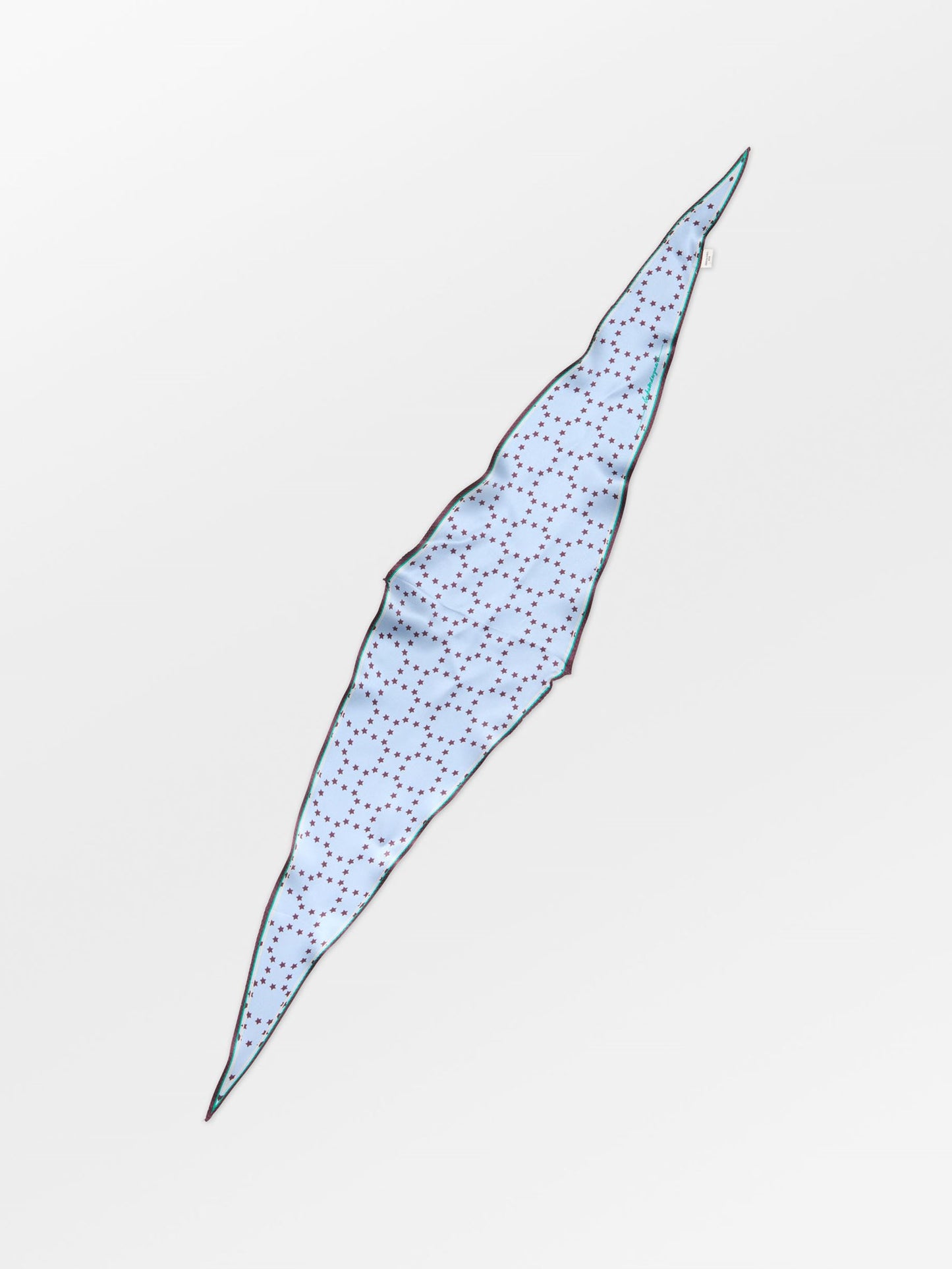 Becksöndergaard, Starlia Grid Diamond Scarf - Skyway Blue, scarves, scarves, winter accessories, winter accessories