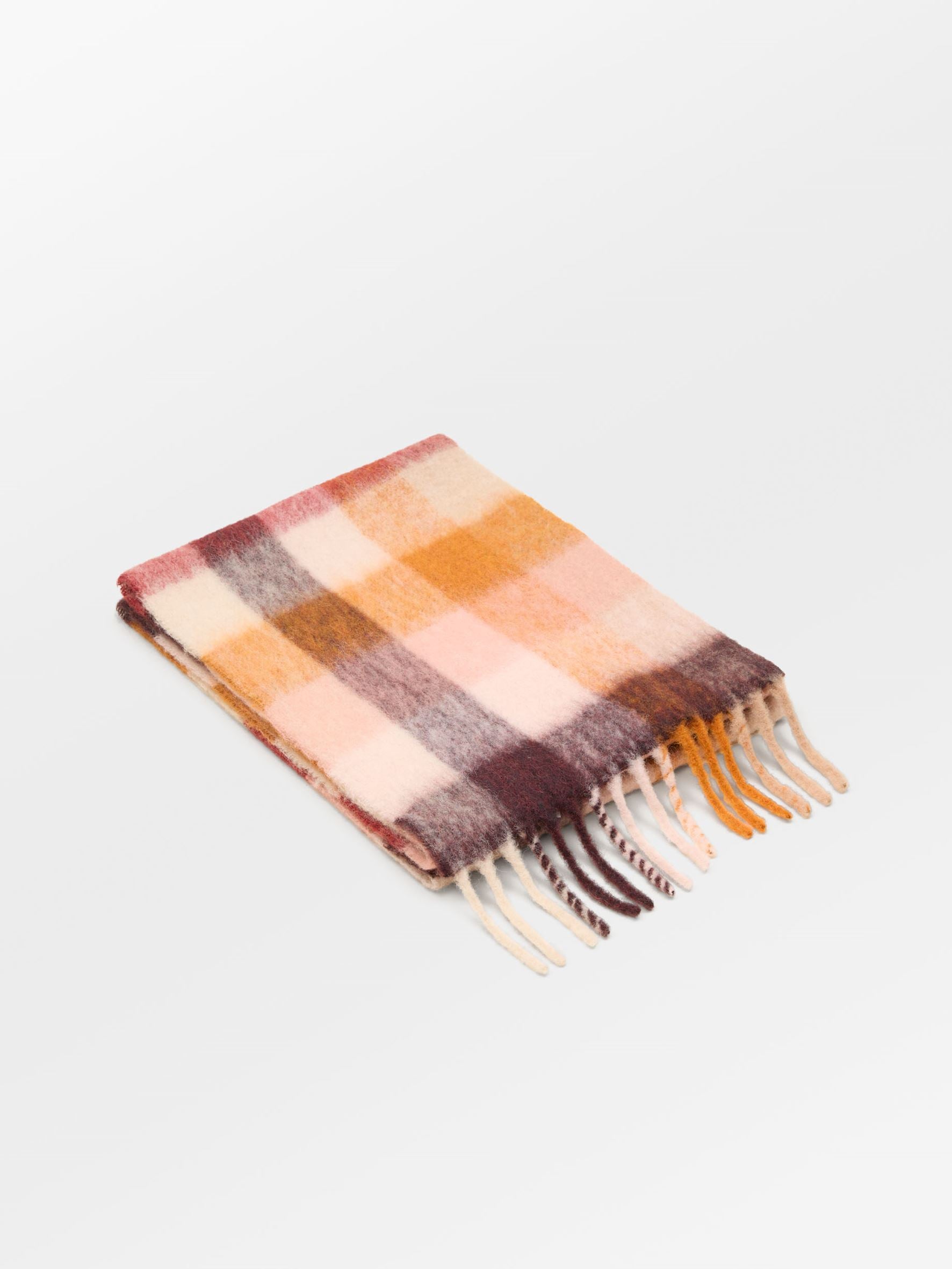 Becksöndergaard, Check Anilopa Scarf - Pink Peacock, archive, archive, black week, black week