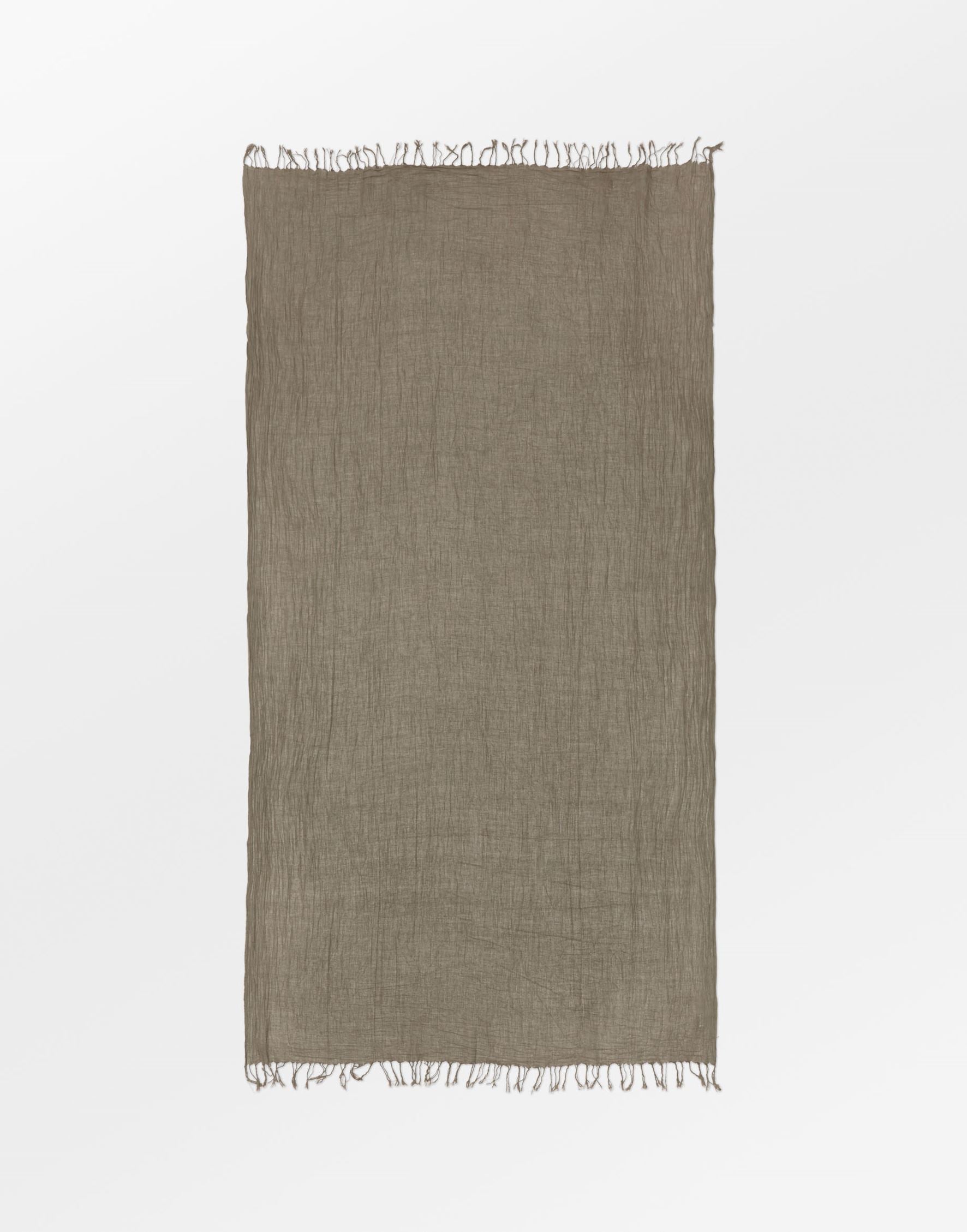 Solid Ilona Scarf - Brown OneSize - Becksöndergaard