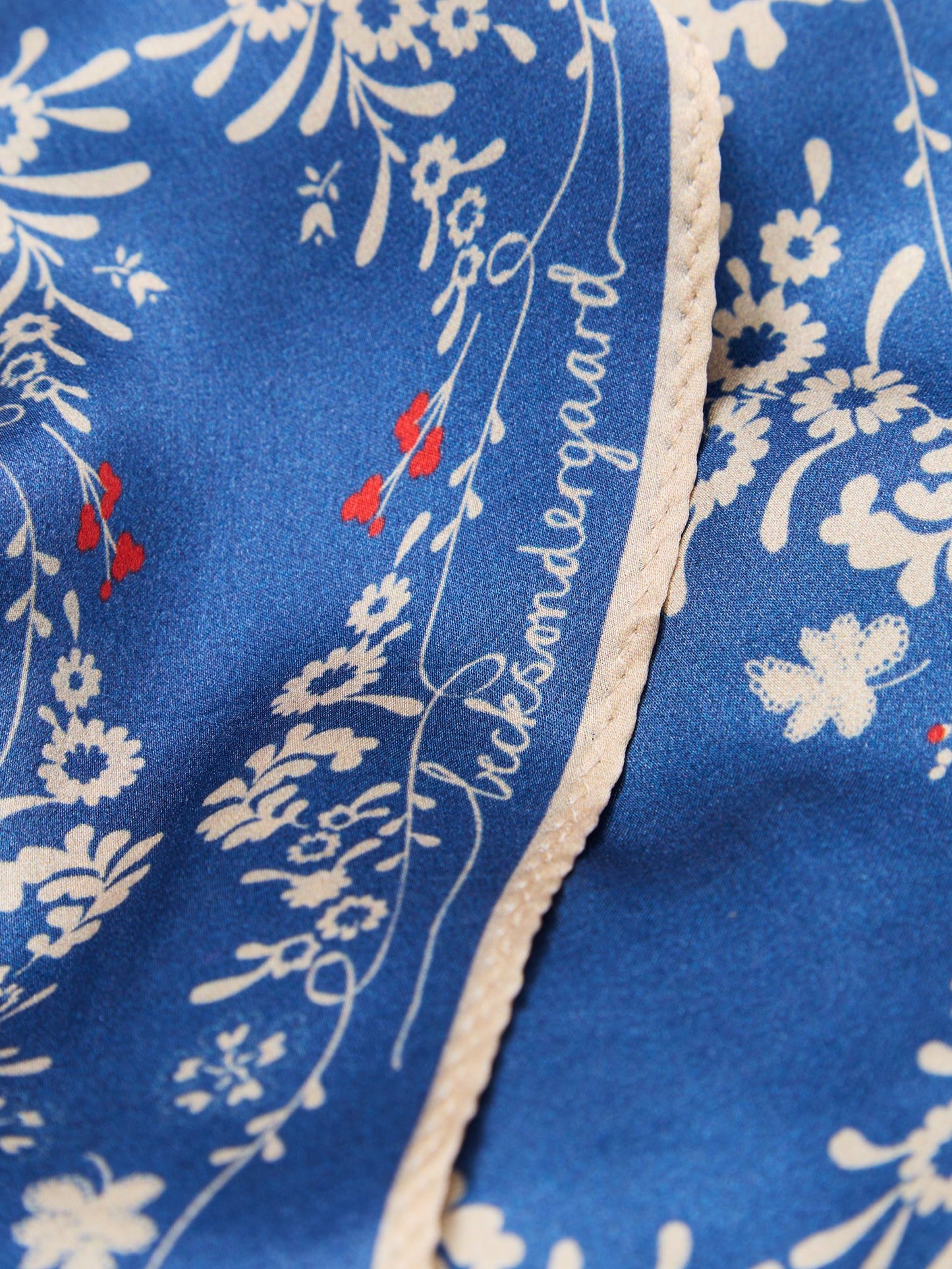 Myrtle Diamond Scarf - Bleach Denim OneSize - Becksöndergaard