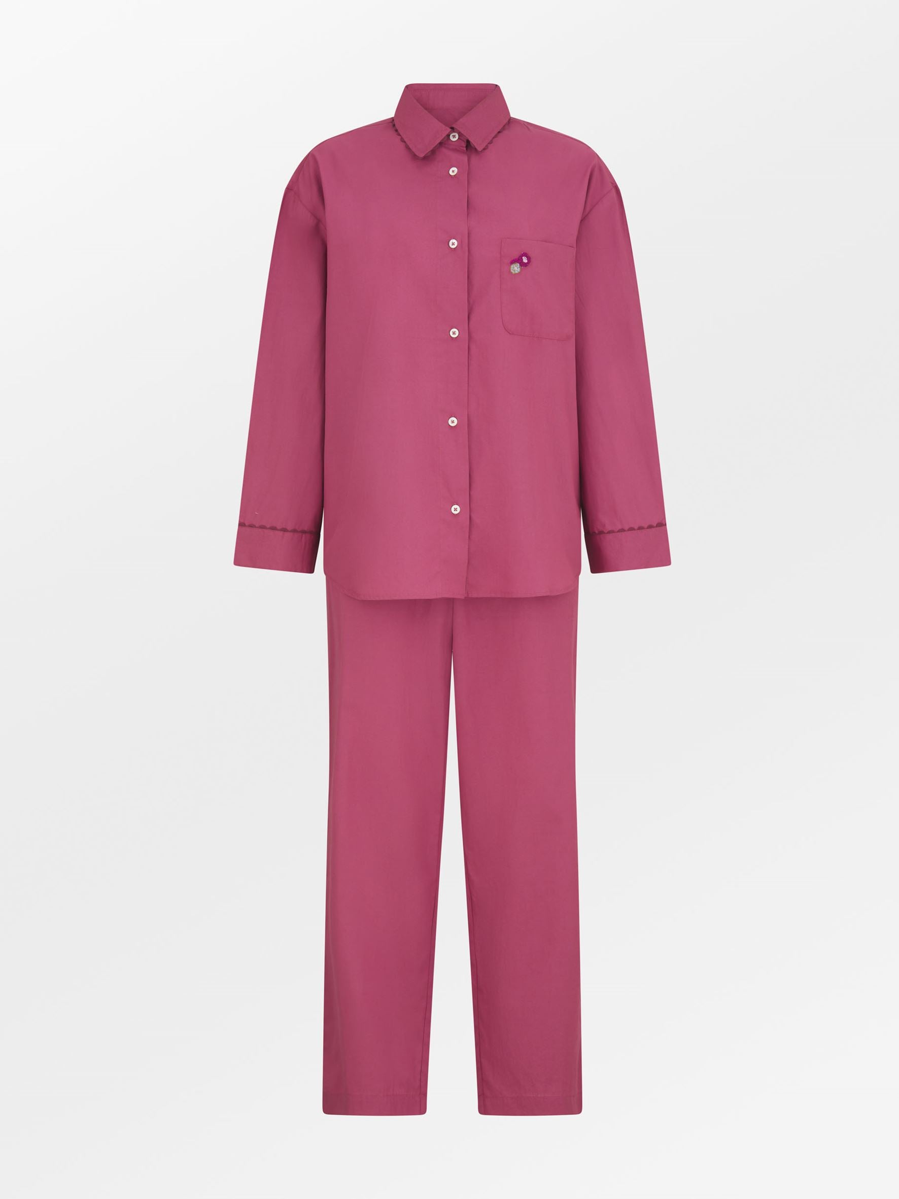 Scallop Wintaflora Pyjamas Shirt Clothing - Becksöndergaard