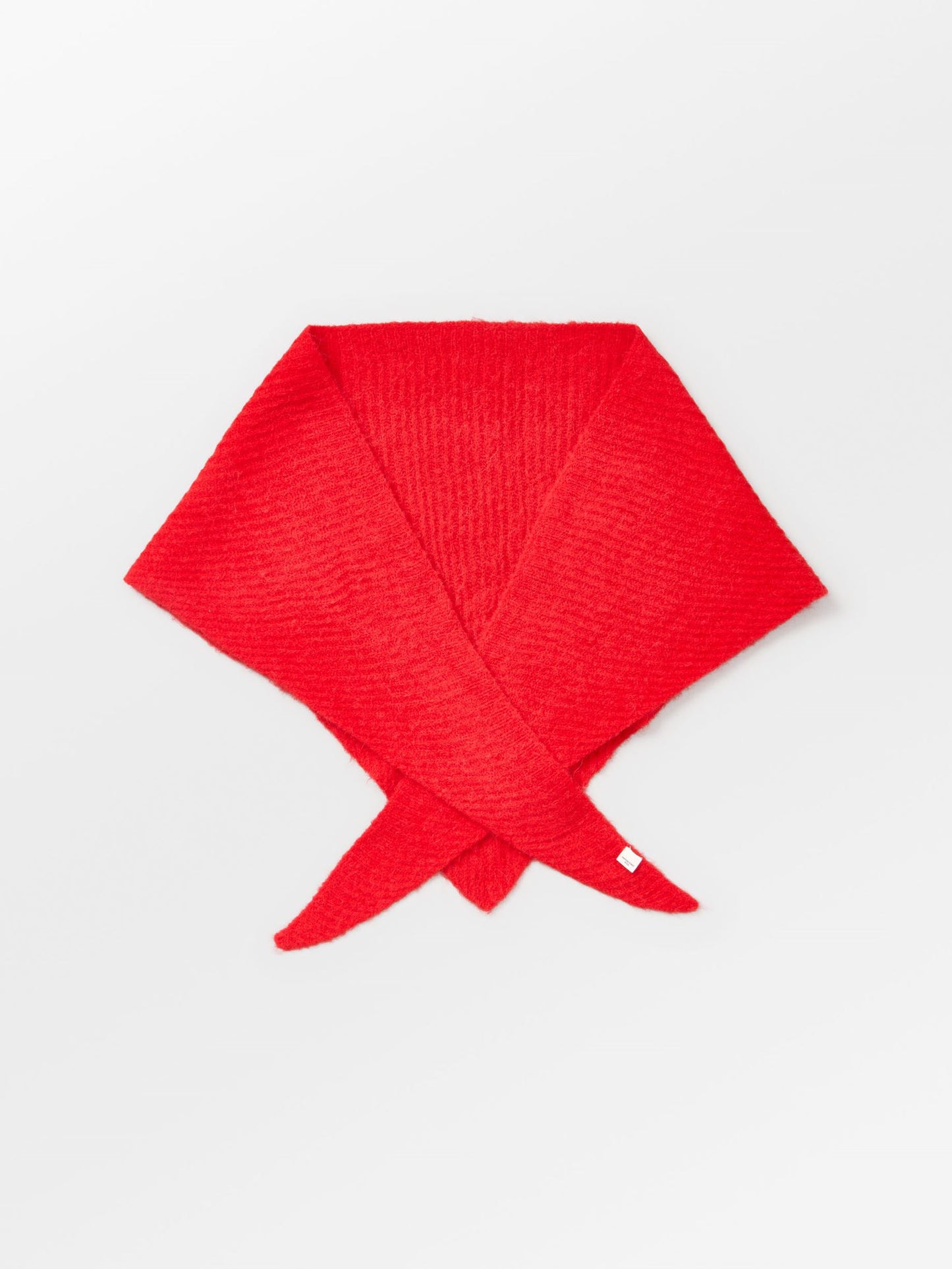 Becksöndergaard, Alpaca-Wool Triangle Scarf - Salsa Red, winter accessories, winter accessories