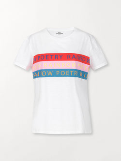 Rainbow Poetry T-Shirt Clothing   - Becksöndergaard
