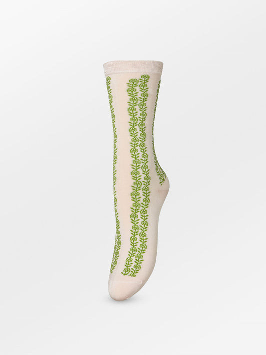 Teila Visca Sock - Green Socks   - Becksöndergaard