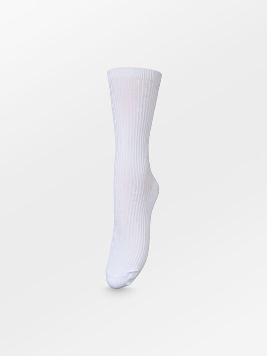 Telma Solid Sock - White Socks   - Becksöndergaard