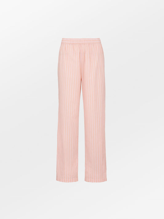Stripel Pants - Pink Clothing   - Becksöndergaard