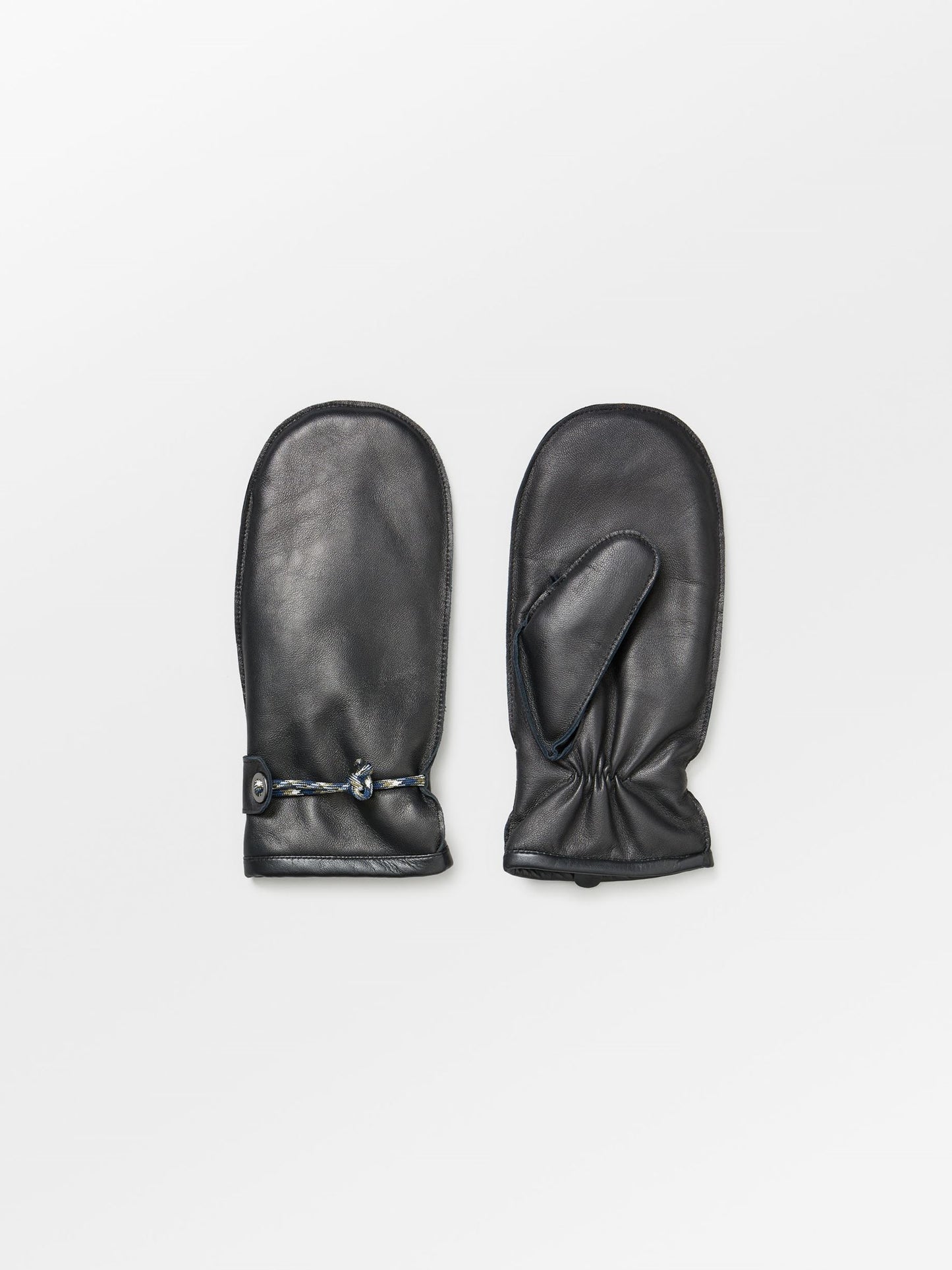 Orit Leather Mitten Gloves   - Becksöndergaard