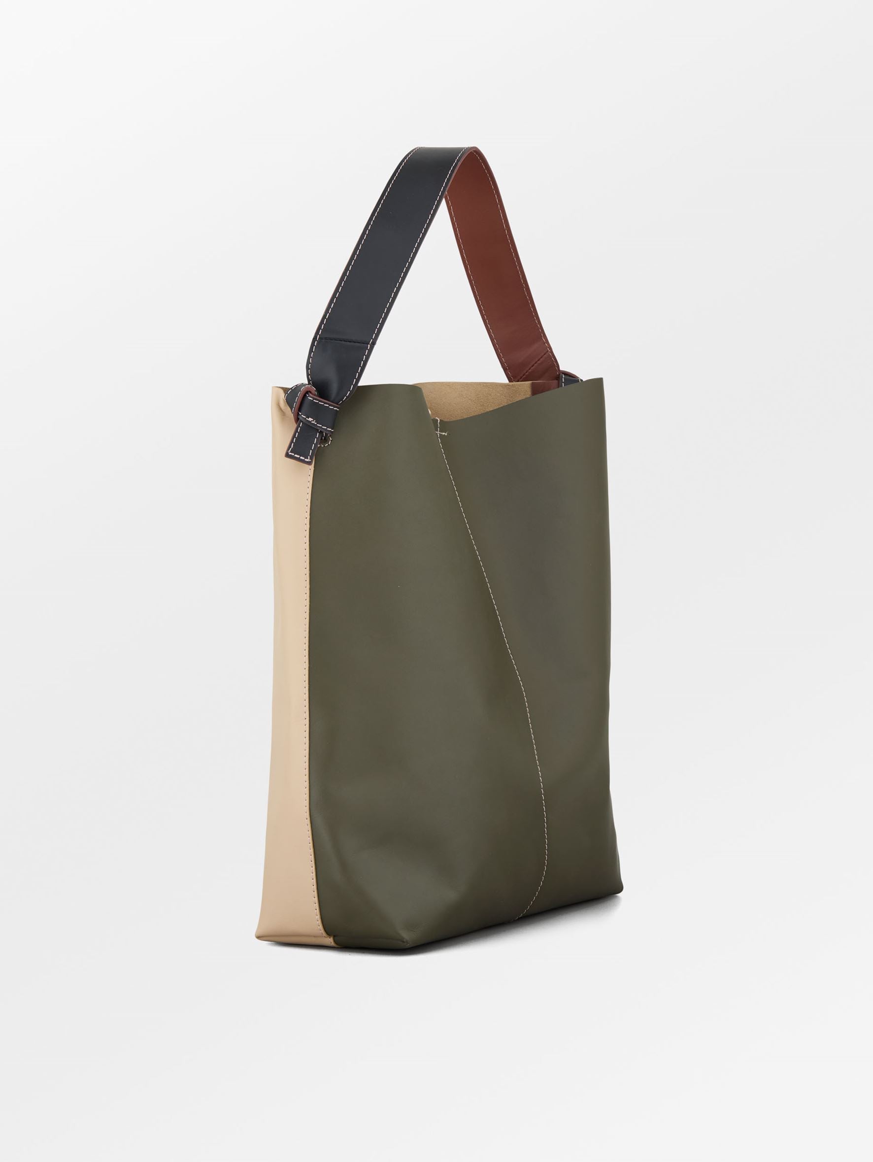 Glossy Mae Leather Shopper Bag - Multi color OneSize   - Becksöndergaard
