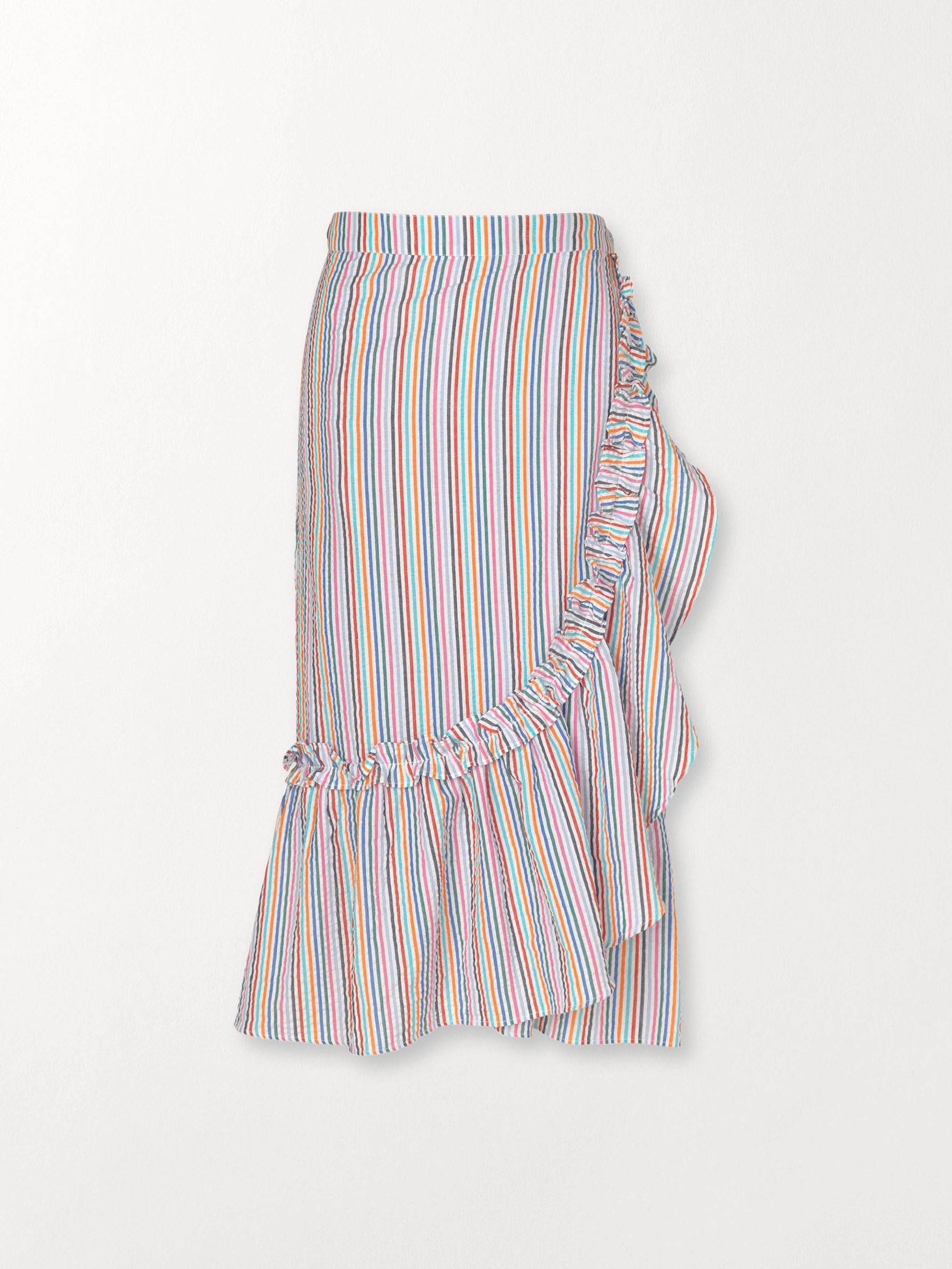 Striped Camillia Long Skirt OneSize   - Becksöndergaard