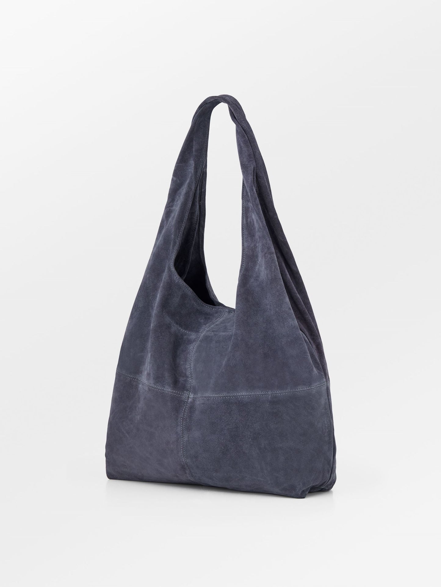 Suede Dalliea Shopper Bag - Dark Blue OneSize   - Becksöndergaard
