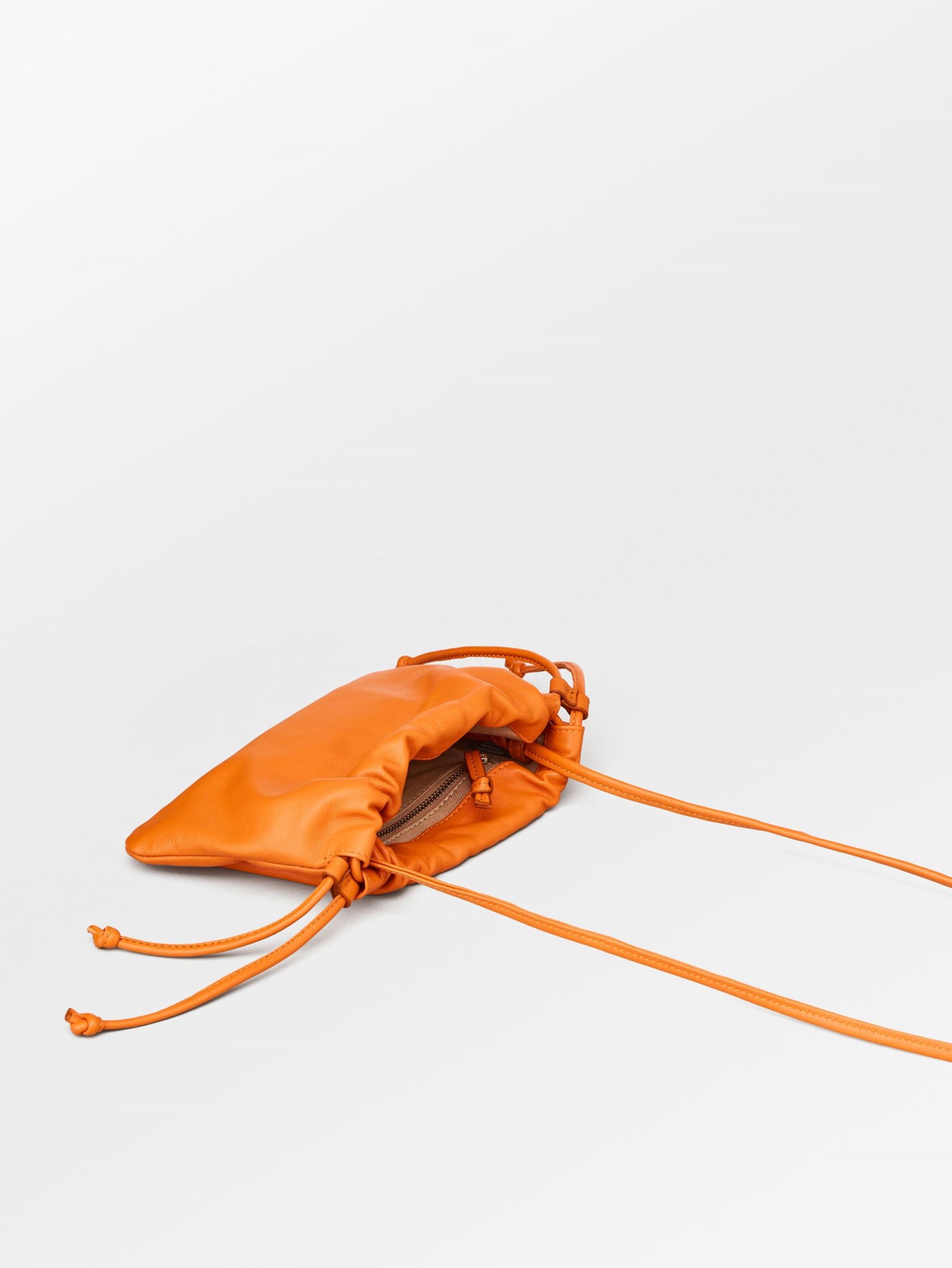 Lamb Adalyn Leather Bag - Orange OneSize   - Becksöndergaard