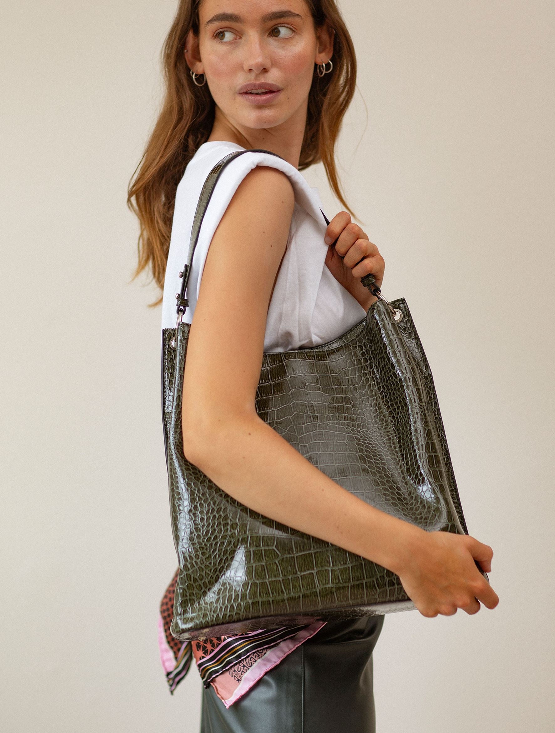 Solid Kayna Bag - old shiny OneSize   - Becksöndergaard