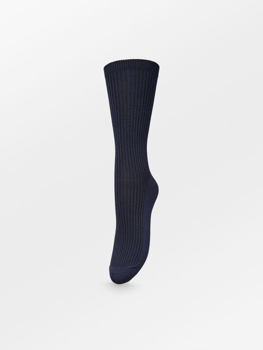Telma Solid Sock - Midnight Blue Socks   - Becksöndergaard