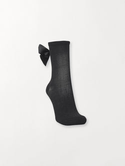 Becksöndergaard, Dina Bow Sock - Black, archive, archive, sale, sale