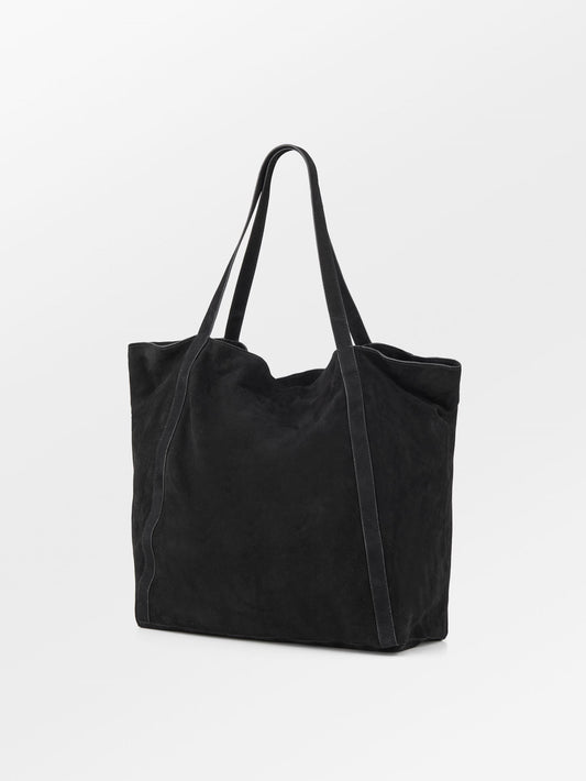 Suede Eden Shopper Bag - Black OneSize   - Becksöndergaard