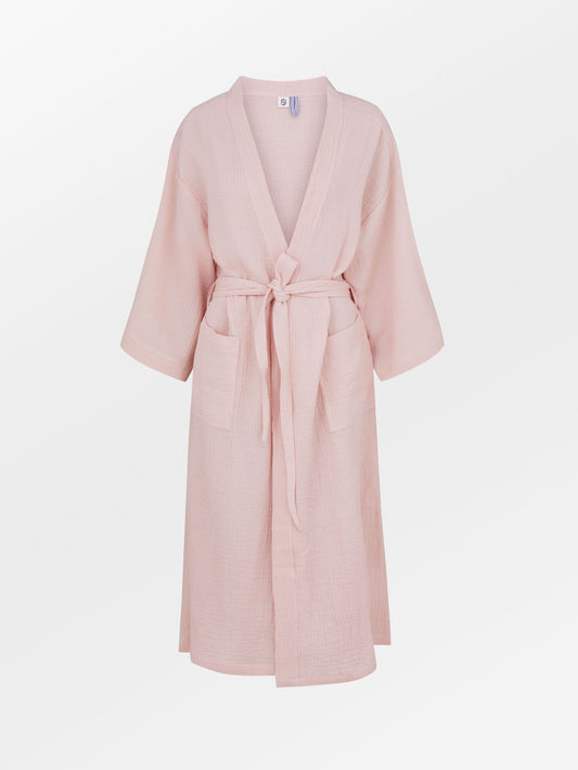 Solid Gauze Luelle Kimono - Pink Clothing   - Becksöndergaard