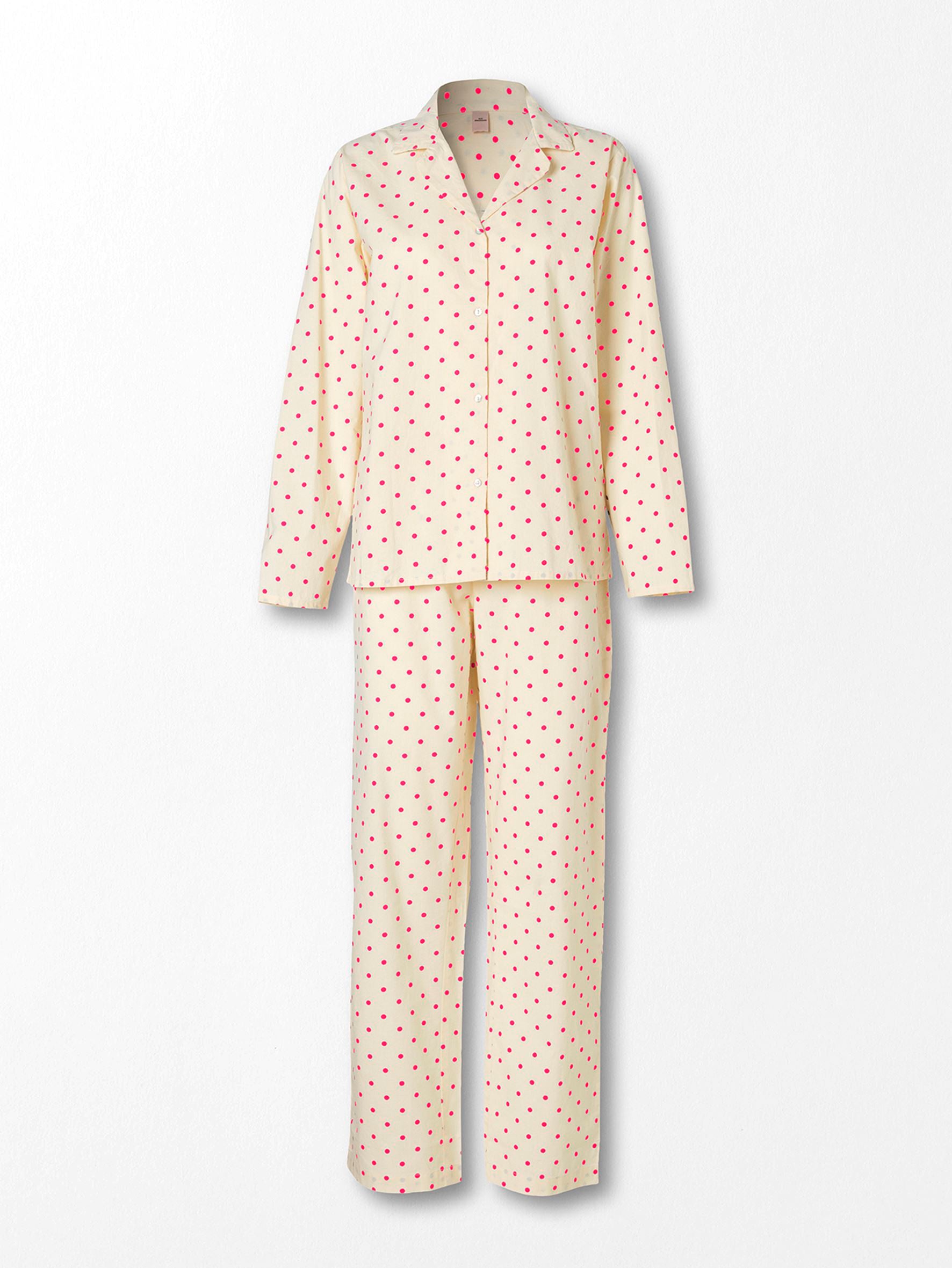 Dot Pyjamas Set - Pink Clothing   - Becksöndergaard
