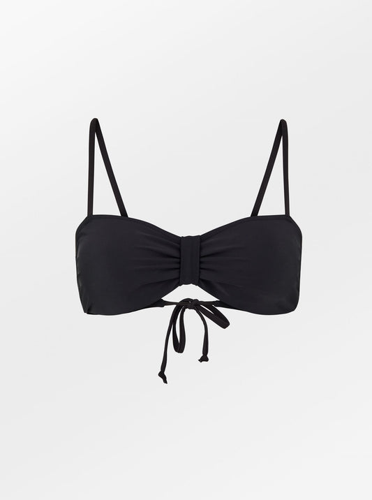 Bandeau Bella Bikini Top - Black Clothing   - Becksöndergaard