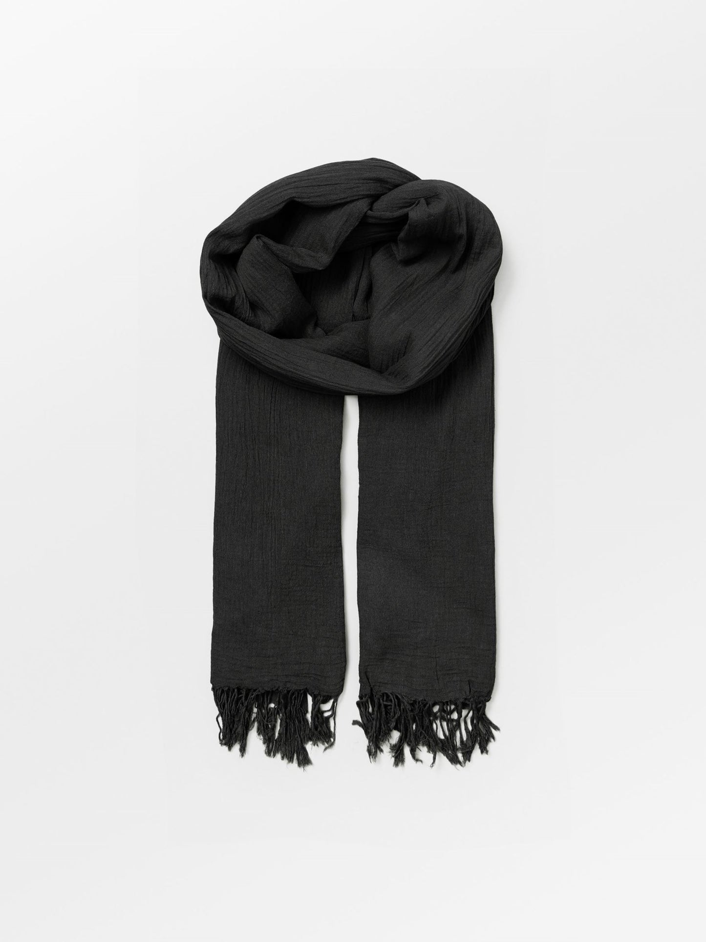 Becksöndergaard, Solid Ilona Scarf - Black, scarves