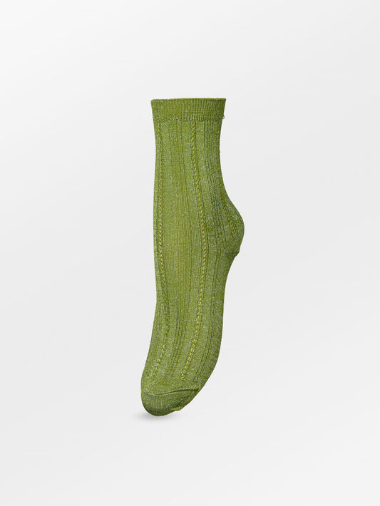 Glitter Drake Sock - Green Socks   - Becksöndergaard