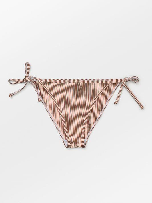 Striba Baila Bikini Tanga - Brown Clothing   - Becksöndergaard