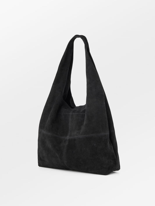 Suede Dalliea Shopper Bag - Black OneSize   - Becksöndergaard