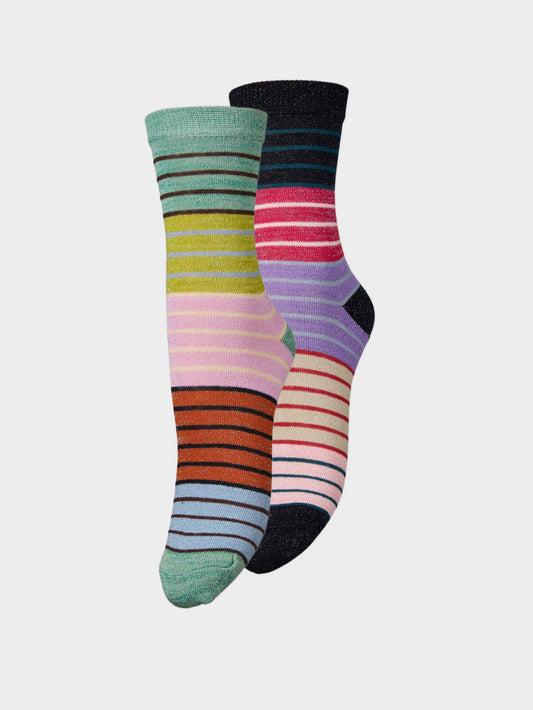 Tippa Stripe Sock 2 Pack Socks   - Becksöndergaard