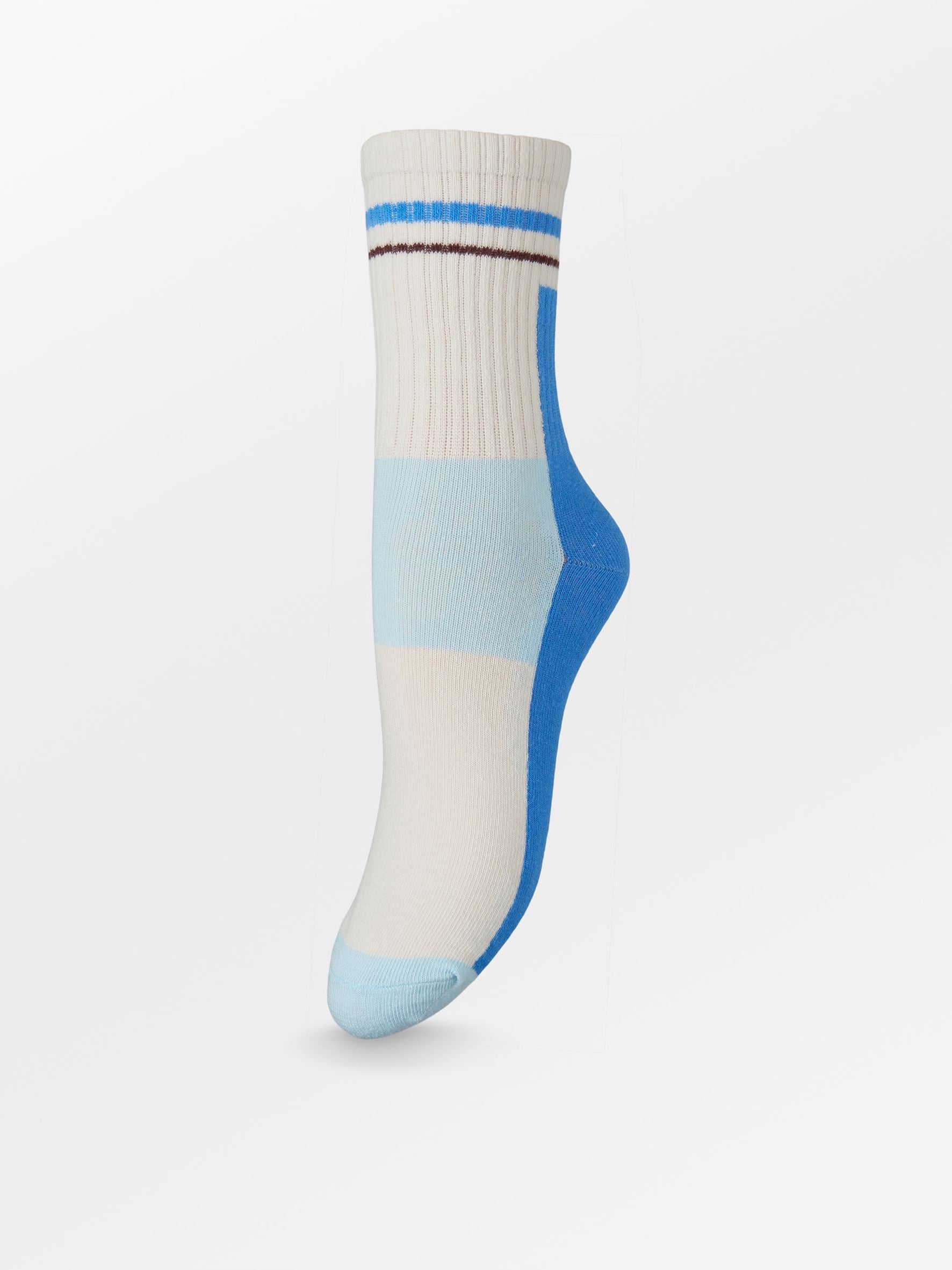 Sporty Block sock Socks   - Becksöndergaard